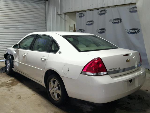 2G1WB58K079247471 - 2007 CHEVROLET IMPALA WHITE photo 3