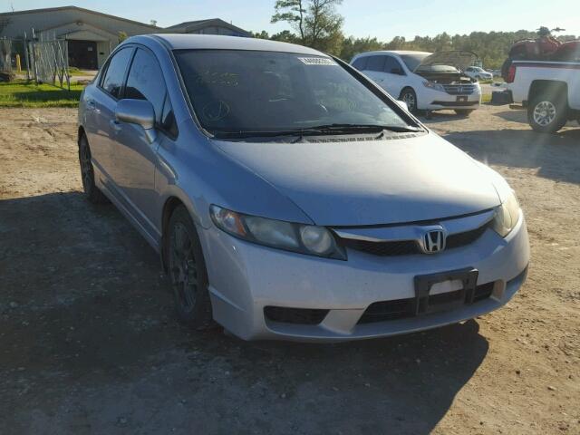 2HGFA1F59AH500723 - 2010 HONDA CIVIC SILVER photo 1