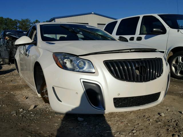 2G4GV5GV7C9193493 - 2012 BUICK REGAL WHITE photo 1