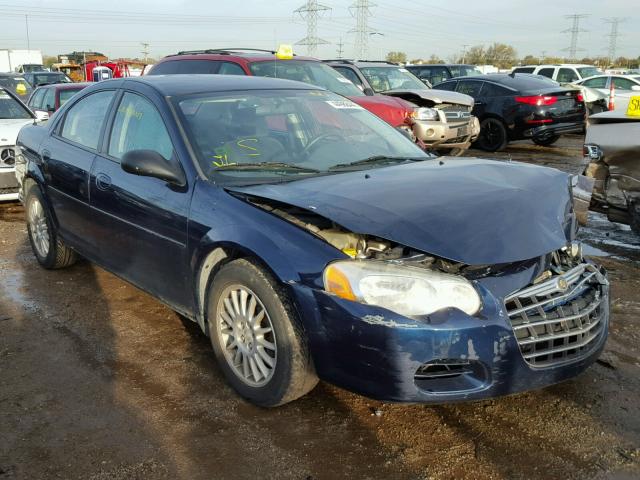 1C3EL46X66N274702 - 2006 CHRYSLER SEBRING BLUE photo 1