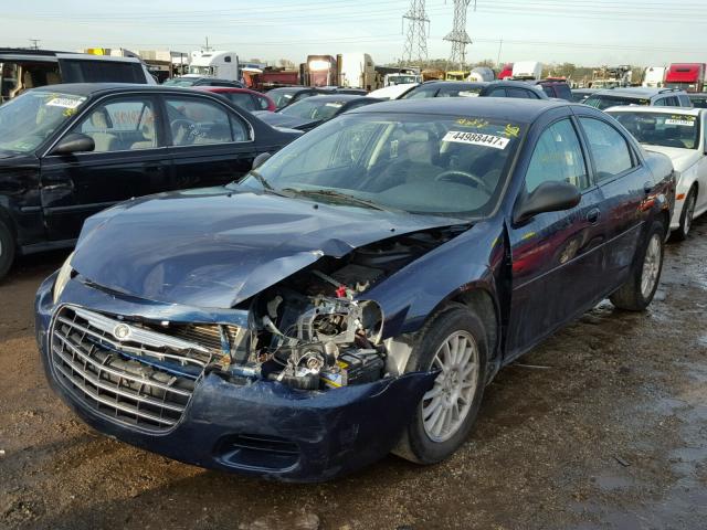 1C3EL46X66N274702 - 2006 CHRYSLER SEBRING BLUE photo 2