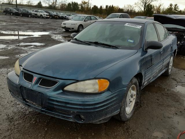1G2NE52F62C176059 - 2002 PONTIAC GRAND AM S Mavi foto 2