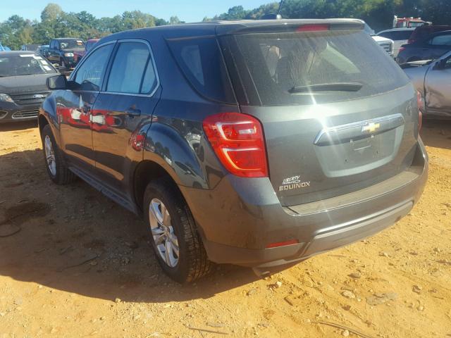 2GNALBEK4H1513857 - 2017 CHEVROLET EQUINOX LS GRAY photo 3