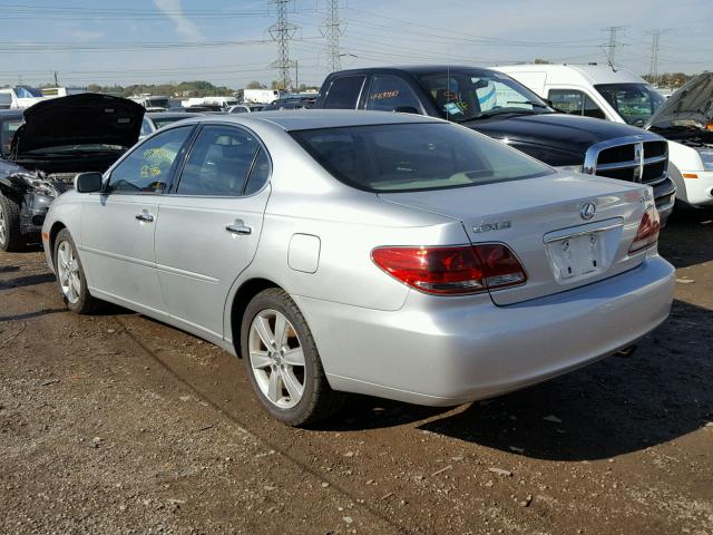 JTHBA30G565152189 - 2006 LEXUS ES 330 SILVER photo 3