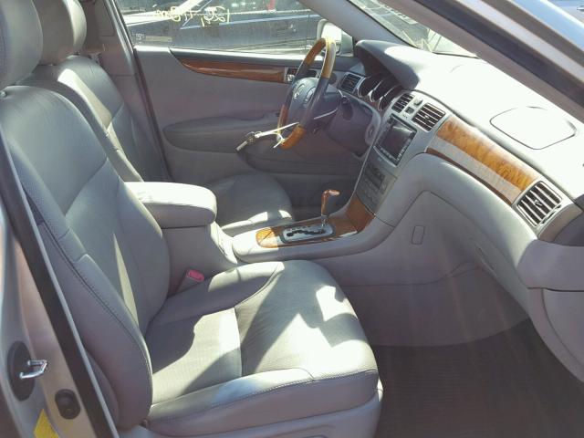 JTHBA30G565152189 - 2006 LEXUS ES 330 SILVER photo 5