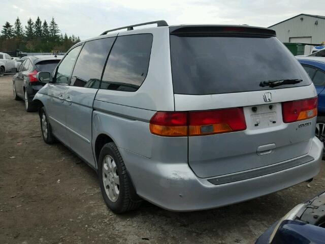 2HKRL18664H001627 - 2004 HONDA ODYSSEY EX SILVER photo 3