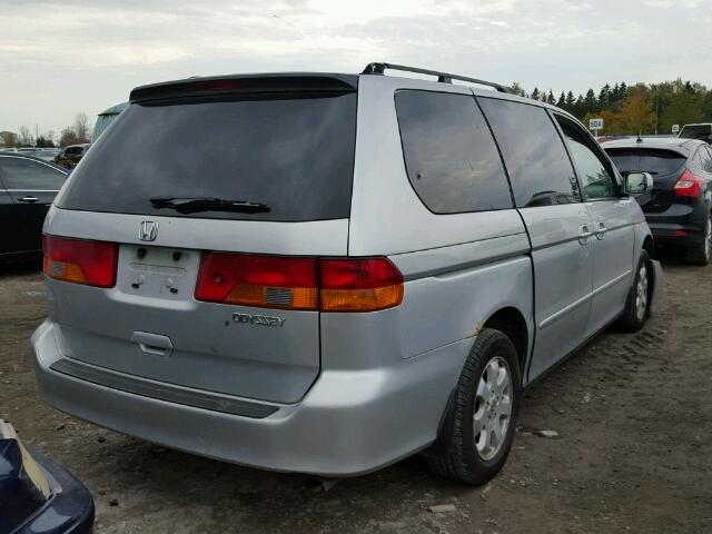 2HKRL18664H001627 - 2004 HONDA ODYSSEY EX SILVER photo 4