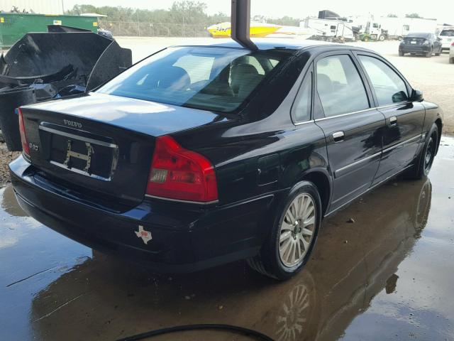 YV1TS92DX41347213 - 2004 VOLVO S80 BLACK photo 4