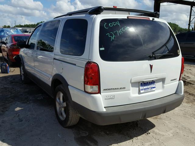 1GMDV33L05D187388 - 2005 PONTIAC MONTANA SV WHITE photo 3