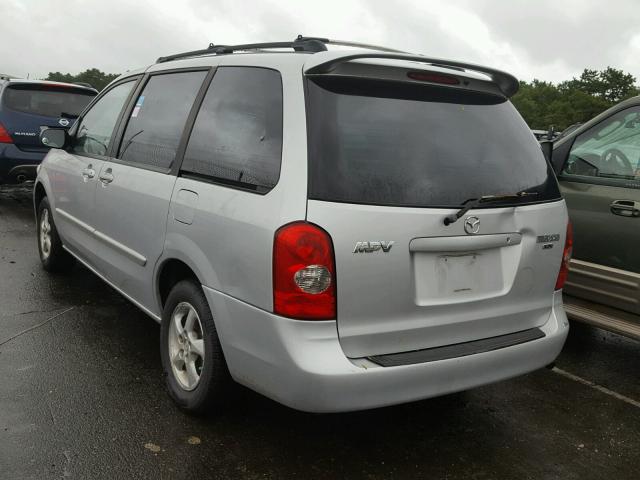 JM3LW28J820325249 - 2002 MAZDA MPV WAGON SILVER photo 3