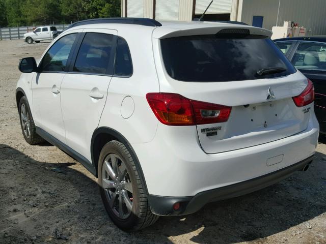 4A4AR5AU5DE019573 - 2013 MITSUBISHI OUTLANDER WHITE photo 3