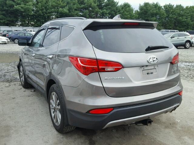 5XYZU3LA2EG182996 - 2014 HYUNDAI SANTA FE S GRAY photo 3