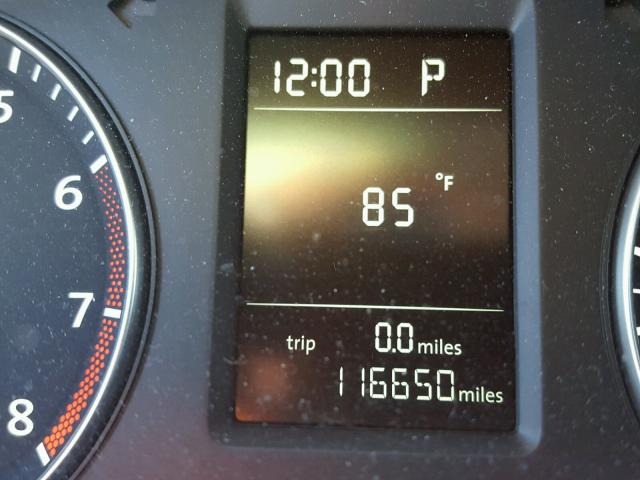 1VWAH7A37DC145567 - 2013 VOLKSWAGEN PASSAT S فضي صورة 8