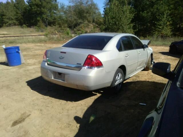 2G1WF5EK8B1223189 - 2011 CHEVROLET IMPALA LS GOLD photo 4