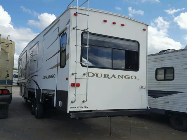 4EZFD3521D6079125 - 2013 KZ DURANGO TR WHITE photo 3