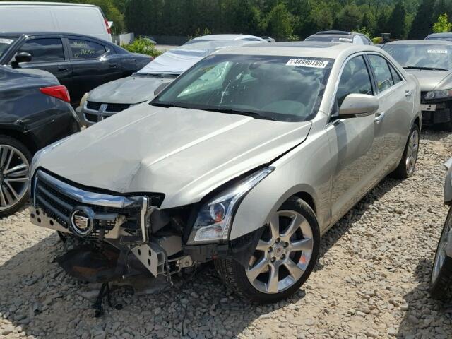 1G6AB5RA0D0112538 - 2013 CADILLAC ATS LUXURY SILVER photo 2