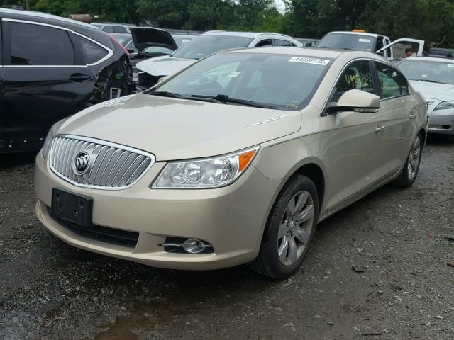 1G4GE5EV8AF228940 - 2010 BUICK LACROSSE C GOLD photo 2