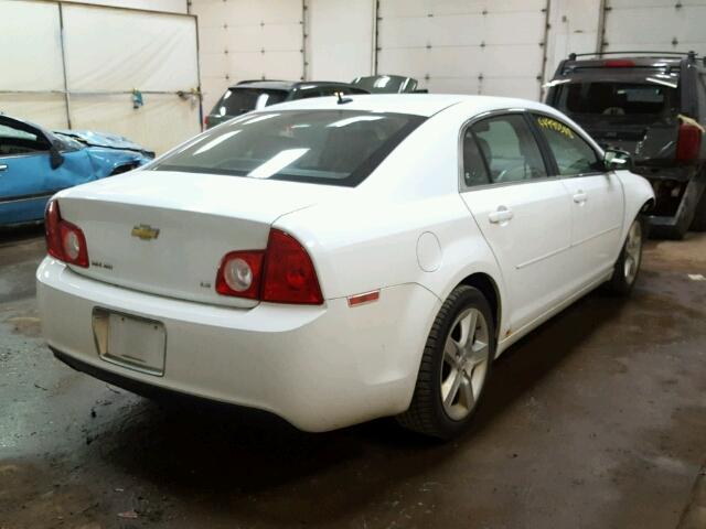1G1ZG57BX9F225567 - 2009 CHEVROLET MALIBU LS WHITE photo 4