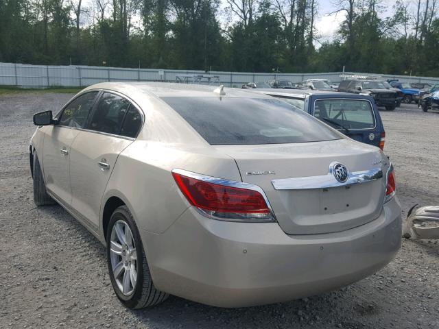 1G4GC5EDXBF194840 - 2011 BUICK LACROSSE C TAN photo 3