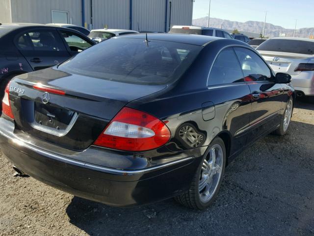 WDBTJ56J96F175519 - 2006 MERCEDES-BENZ CLK 350 BLACK photo 4