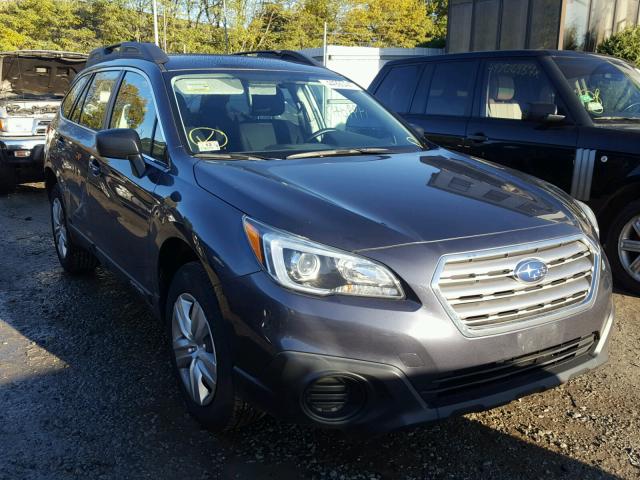 4S4BSAAC0F3233106 - 2015 SUBARU OUTBACK 2. GRAY photo 1