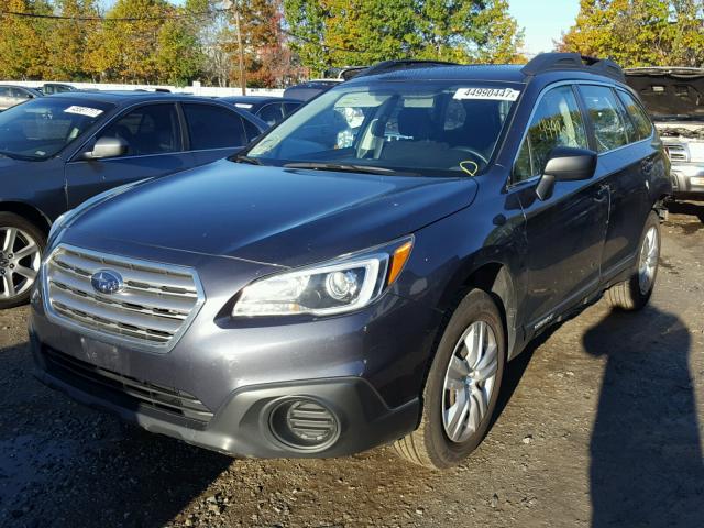 4S4BSAAC0F3233106 - 2015 SUBARU OUTBACK 2. GRAY photo 2