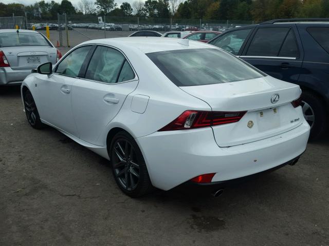 JTHBE1D20E5011178 - 2014 LEXUS IS 350 WHITE photo 3