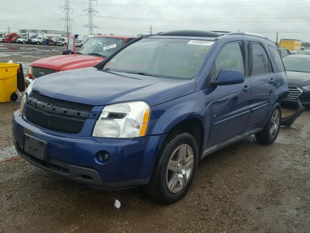 2CNDL53FX86289991 - 2008 CHEVROLET EQUINOX LT BLUE photo 2