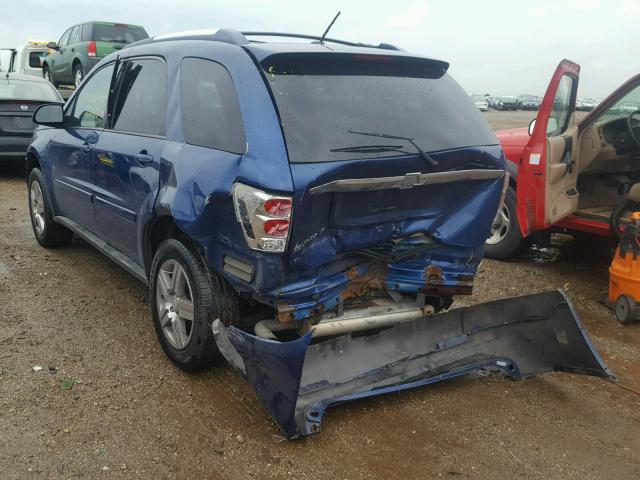 2CNDL53FX86289991 - 2008 CHEVROLET EQUINOX LT BLUE photo 3