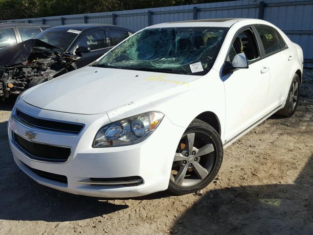 1G1ZJ57B59F136703 - 2009 CHEVROLET MALIBU WHITE photo 2