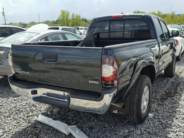 5TFUX4ENXBX001742 - 2011 TOYOTA TACOMA ACC მწვანე ფოტო 4
