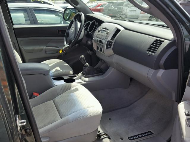 5TFUX4ENXBX001742 - 2011 TOYOTA TACOMA ACC მწვანე ფოტო 5