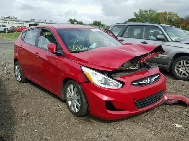 KMHCU5AE2EU184961 - 2014 HYUNDAI ACCENT GLS RED photo 1