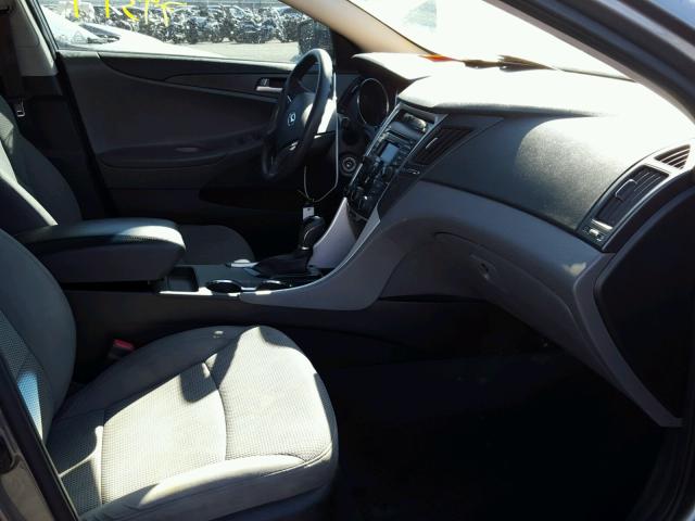 5NPEB4AC2EH848374 - 2014 HYUNDAI SONATA GLS GRAY photo 5