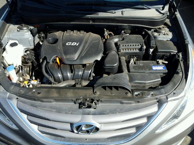 5NPEB4AC2EH848374 - 2014 HYUNDAI SONATA GLS GRAY photo 7