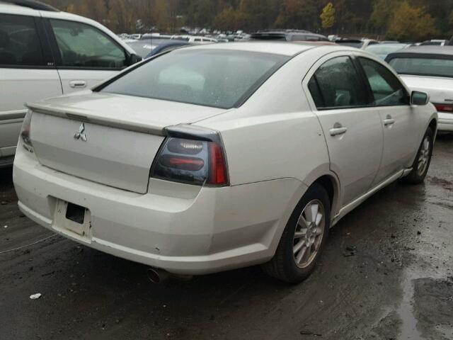 4A3AB36F75E065091 - 2005 MITSUBISHI GALANT WHITE photo 4