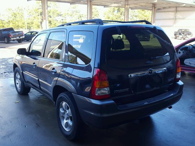 4F2CZ94103KM52422 - 2003 MAZDA TRIBUTE BLUE photo 3