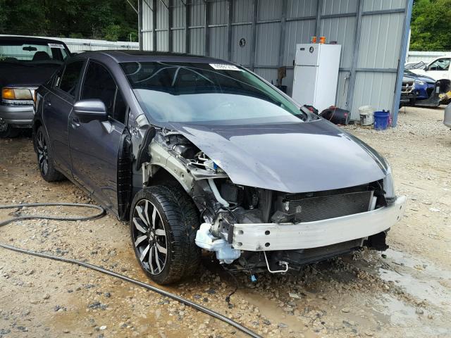 19XFB2F93FE007112 - 2015 HONDA CIVIC EXL 灰色 照片 1