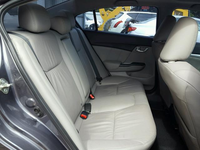 19XFB2F93FE007112 - 2015 HONDA CIVIC EXL 灰色 照片 6