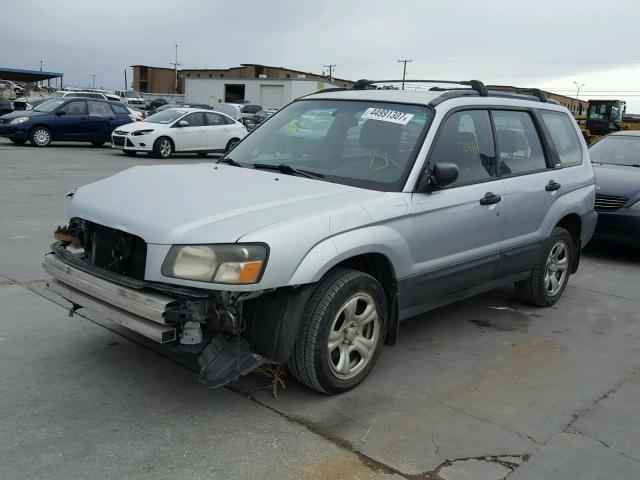 JF1SG63604H763401 - 2004 SUBARU FORESTER GRAY photo 2