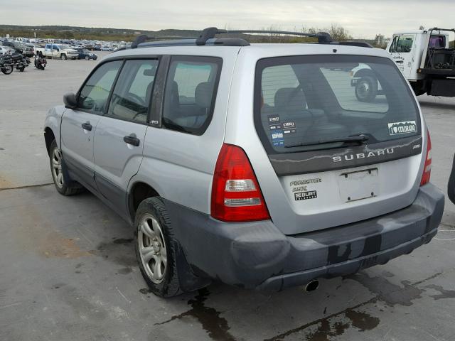 JF1SG63604H763401 - 2004 SUBARU FORESTER GRAY photo 3