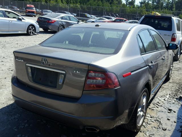 19UUA66217A040829 - 2007 ACURA TL GRAY photo 4