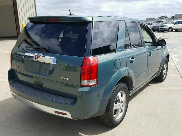 5GZCZ33Z07S844597 - 2007 SATURN VUE HYBRID GREEN photo 4