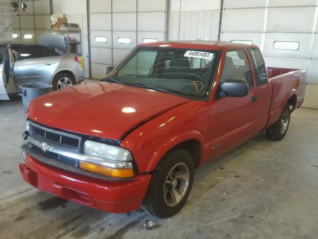 1GCCS19W018178725 - 2001 CHEVROLET S TRUCK S1 RED photo 2