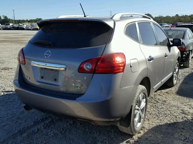 JN8AS5MT1CW255388 - 2012 NISSAN ROGUE S GRAY photo 4