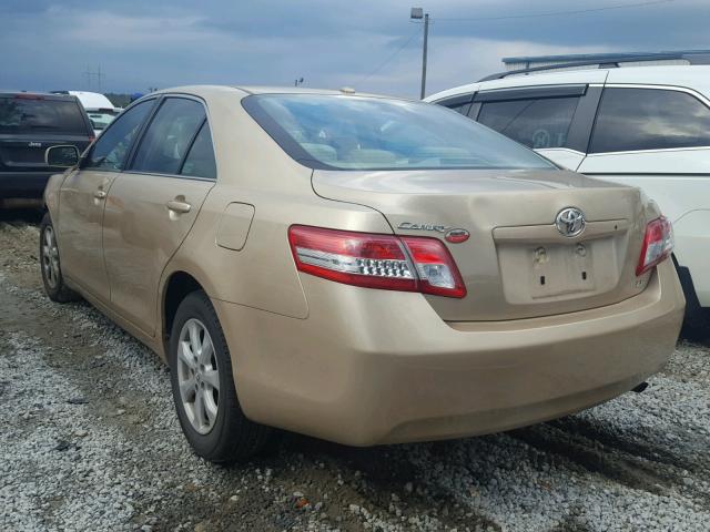 4T1BF3EK3BU731032 - 2011 TOYOTA CAMRY BASE GOLD photo 3