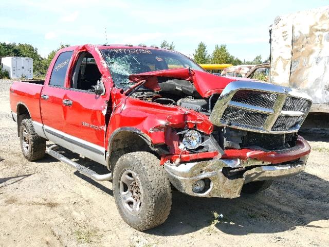 3D7KS28C45G737112 - 2005 DODGE RAM 2500 S წითელი ფოტო 1