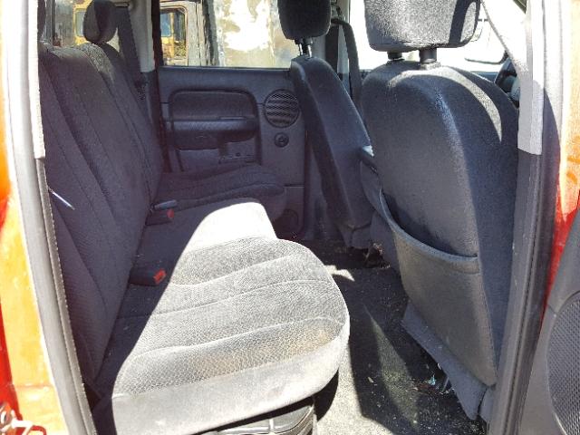 3D7KS28C45G737112 - 2005 DODGE RAM 2500 S წითელი ფოტო 6