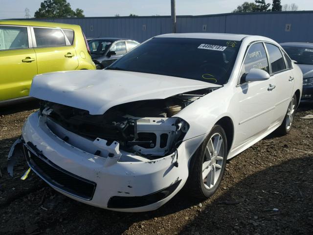 2G1WC5E30F1107332 - 2015 CHEVROLET IMPALA LIM WHITE photo 2