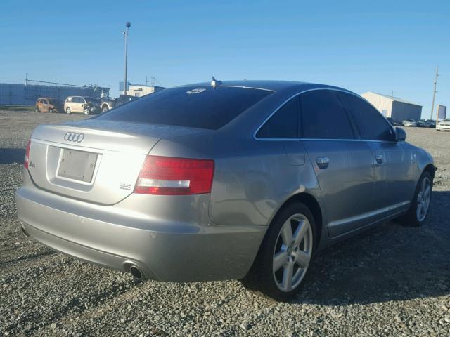 WAUDH74F48N079038 - 2008 AUDI A6 3.2 QUA GRAY photo 4